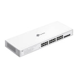 TP-Link Festa FS328G - Switch Gigabit de 24 Puertos con 4 Ranuras SFP, Gestión en la Nube, Optimización de Red para Empresas, Seguridad y Rendimiento Estable