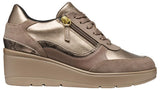 Geox D Ilde, Zapatillas Mujer, Beige, 39 EU