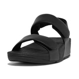 Fitflop Lulu, Sandalias Planas Mujer, Todo Negro, 39 EU
