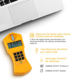 GAMMA-SCOUT Standard | Contador Geiger para radiactividad - dispositivo de medición profesional para radiación alfa, beta y gamma - uso como dosímetro personal - incluye interfaz USB y software de evaluación.