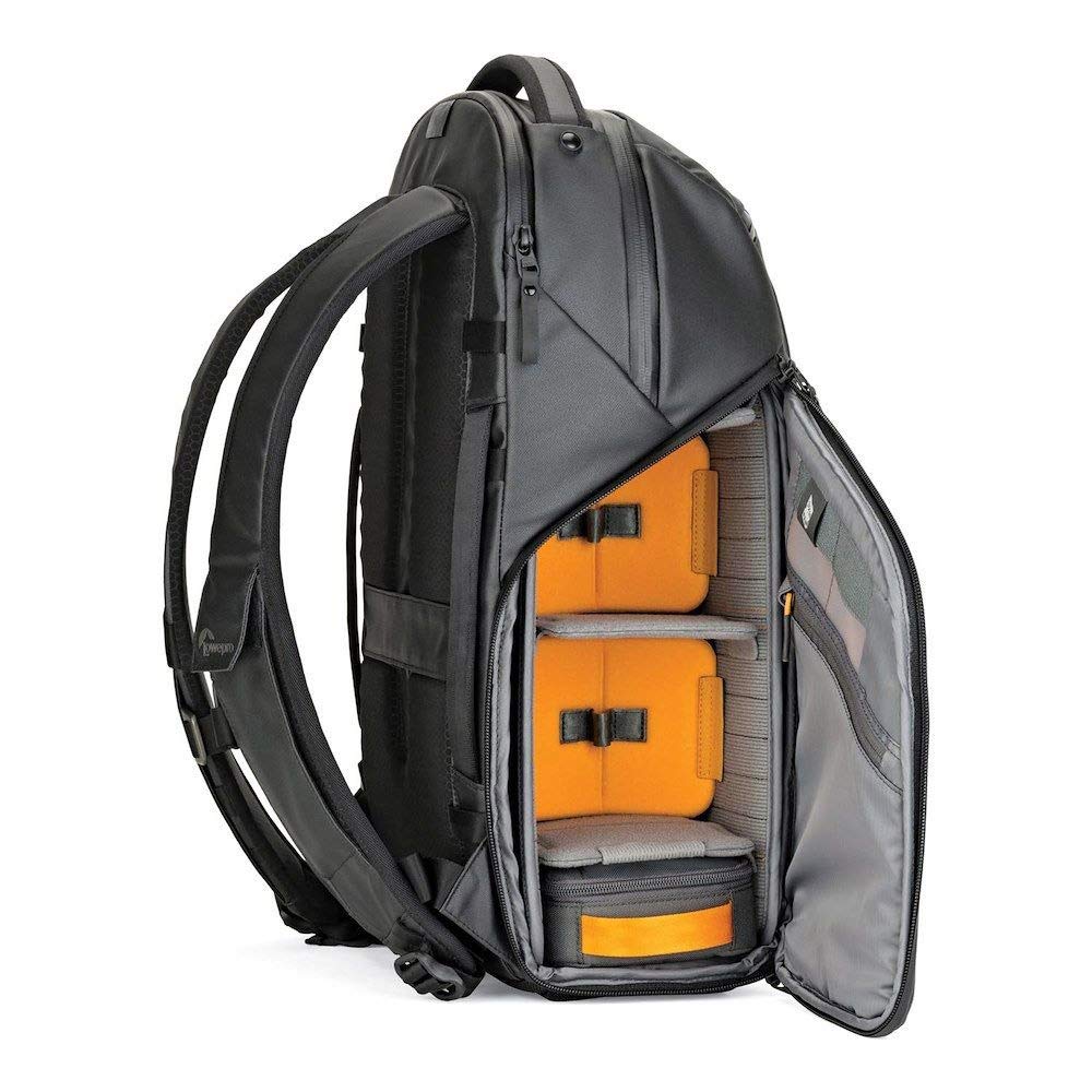 Lowepro Mochila para cámara Freeline 350 AW, Mochila versátil diseñada para Viajes, fotógrafos y videógrafos. para DSLR, sin Espejo, portátiles, Puente, CSC, Lentes y Equipo de Viaje., Black, 29 x 24