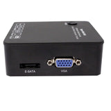 BeMatik - NVR Network Video Recorder para vídeo vigilancia CCTV de 4 canales 720p 960p 1080p con disco eSATA