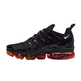 NIKE Air Vapormax Plus, Sneaker Hombre, Black Lt Smoke Grey Magma Orange, 41 EU