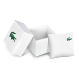 Lacoste Reloj De Movimiento De Cuarzo De Dos Manecillas para Mujer Colección Parisienne con Correa de Cuero Verde - 2001442