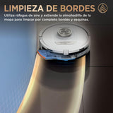 Shark PowerDetect Robot Aspirador y mopa 2 en 1, Base NeverTouch Pro con Limpieza, Carga y Vaciado automáticos, 60 días, navegación 3D y LiDAR, NeverStuck, WiFi/App, Blanco, AV2800ZEEUWH