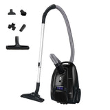 Hoover Telios – Aspirador con Bolsa: Compacto, silencioso (69 dBA), Bolsa de 3,5L, con Cable, Boquilla para parquet, Accesorios Integrados, Radio de acción de 9,6 m, Filtro EPA12 [TXLZ72HM]