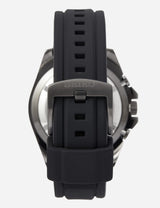 Seiko Reloj Analógico para Hombre de Cuarzo con Correa en Silicona SSB349P1