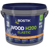 BOSTIK WOOD H200 ELASTIC-P Beige, Adhesivo Híbrido Universal Elástico para Madera, Agarre de Alta Succión, sin Imprimación Previa, Aplicable en Suelos Radiantes, Interior, Bote 21 kg (3 uds de 7 kg)