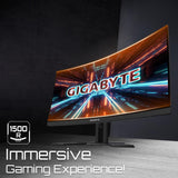 GIGABYTE G27FC A 27" Monitor de Juego Curvo FHD - 1920 x 1080, 1500R, 165Hz, 1ms, 250 cd/m², FreeSync Premium, HDMI 1.4, Displayport 1.2