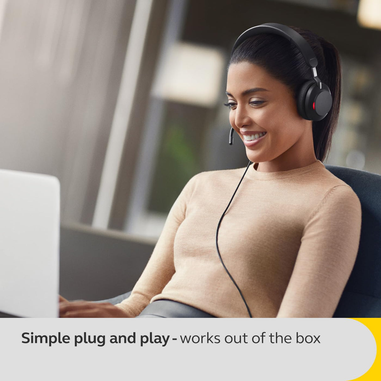 Jabra Evolve2 40 SE USB-A Estéreo MS Negro