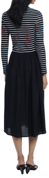 Desigual Vest_Raya_HIBRIDA Casual Dress, Negro, M Women's