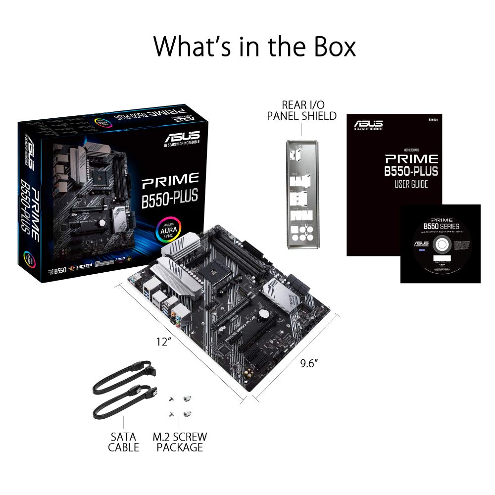 ASUS 90MB14U0-M0EAY0 Prime B550-PLUS Socket (PC) AM4 Factor de Forma (Detalles) ATX chipset AMD