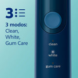 Philips Sonicare ProtectiveClean 5100 Pack Doble, 3 Modos, Sensor de Presión, Temporizador, Anterior, Azul/Blanco
