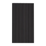 VEVOR Paneles Acústicos 1200x600 mm Paneles de Pared de Madera Decorativa MDF para Decoración de Paredes Interiores Paneles de Pared de Madera Sintética para Reducción de Ruido Roble Negro 4 Piezas