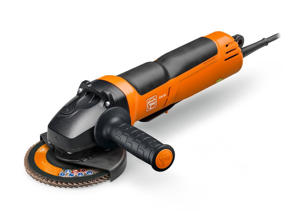 FEIN CG 15-125 BLP INOX, Amoladora angular sin escobillas Ø125 mm,1500 W, velocidad en vacío variable 2800-7000 m/min., para el trabajo en acero inoxidable.