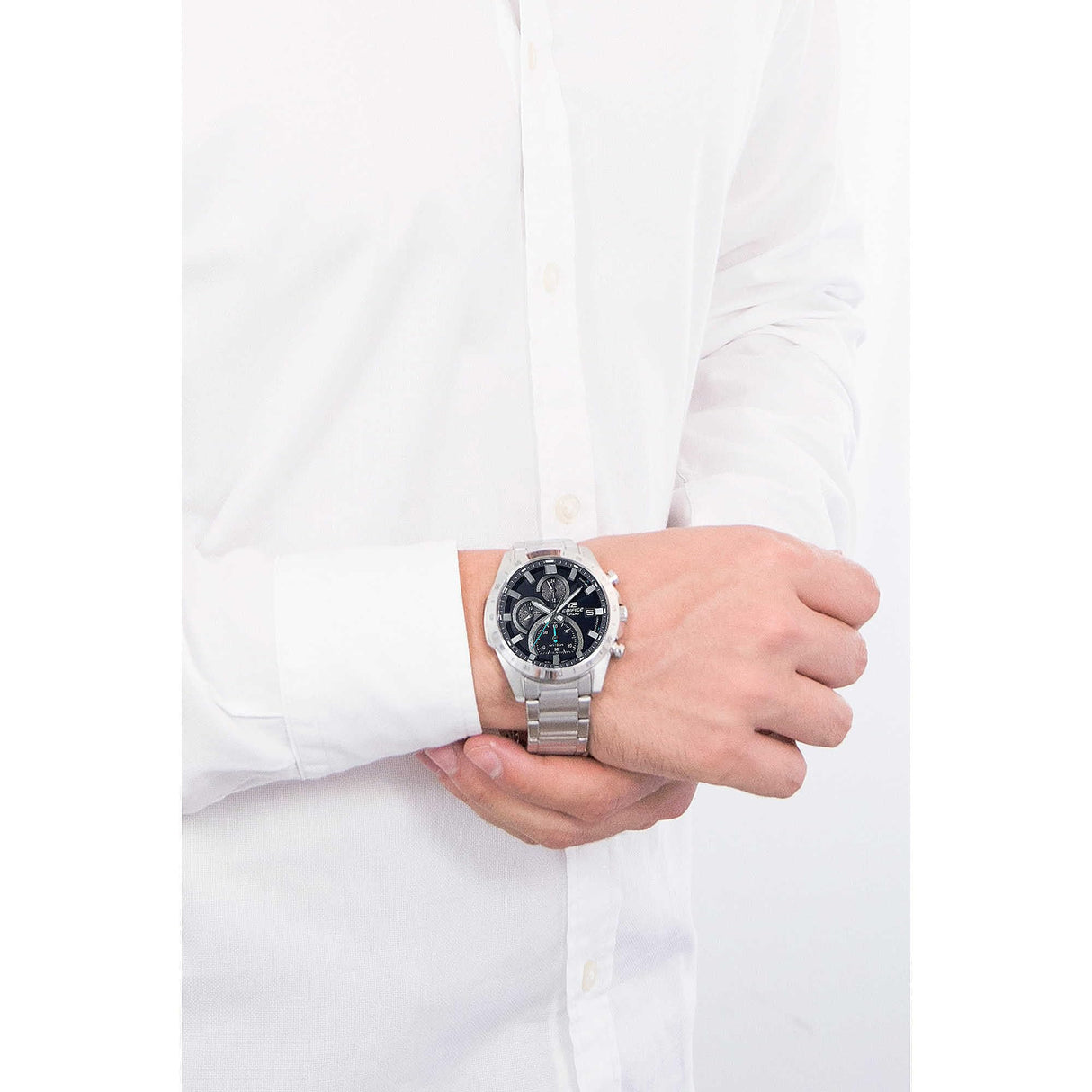 CASIO Reloj Classic para Hombre en Acero - CA.EFR-571D-1AVUEF