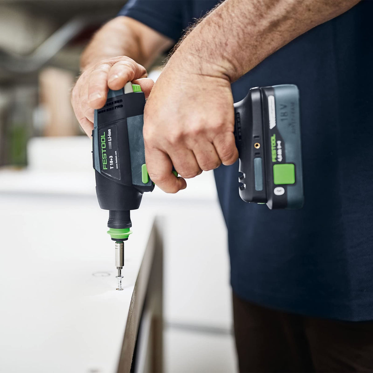 Festool Taladro atornillador a batería T 18+3 HPC 4,0 I-Set
