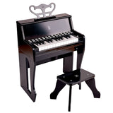 Hape - Piano con Taburete Aprende con Luces Negro (E0629)