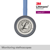 3M Littmann Fonendoscopio para monitorización Classic III, tubo azul cielo, 68,5 cm, 5630