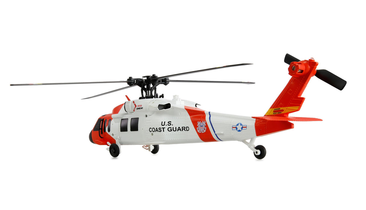 Amewi UH-60L Black Hawk Coastguard - Helicóptero sin escobillas (4 Canales, 6 G, RTF, teledirigido)