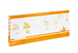 Pinolino- Schaukelpferd, schaukeln, Motorik, Sicherheit, Kinderspielzeug, Kindermöbel Caballo Balancín para Bebé, Color Naturaleza, 1 Stück (1er Pack) (242424)