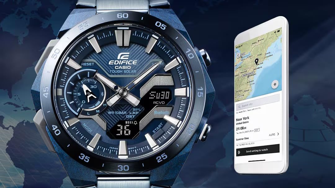 Casio Reloj para Hombre ECB-2200CB-2AEF