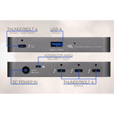 OWC - Hub Thunderbolt - Hub Thunderbolt 4 con 5 Puertos para Mac y Windows