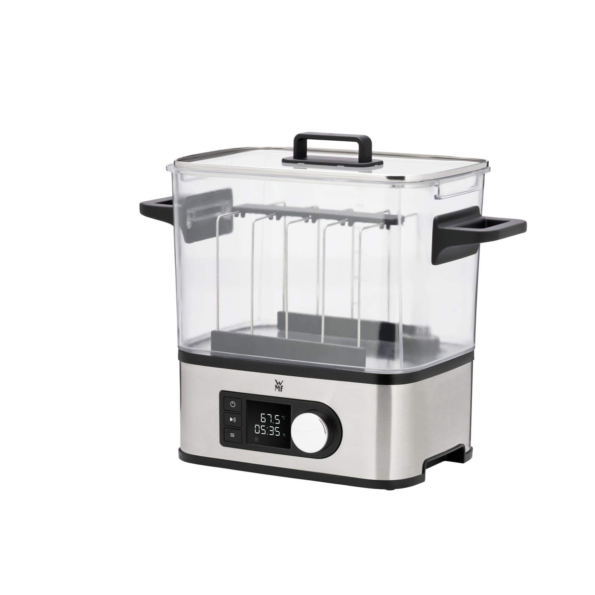 WMF Lono - Cocedora al vacio baja temperatura (entre 35º y 90º), 2 en 1, cocina al vacío y olla de cocion lenta, cocina profesional, tanque 6 l de TRITAN libre de BPA