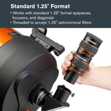 Celestron 93529 1.25" X-Cel LX: lentes Barlow 2x, negro