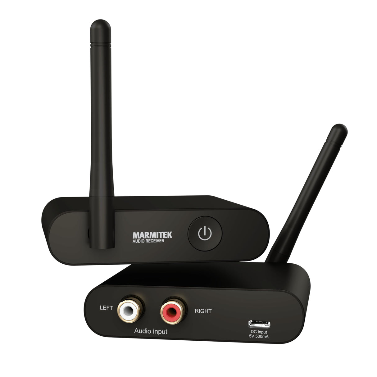 Marmitek Transmisor de Audio Inalámbrico Audio Anywhere 630 - Conecte su Dispositivo de Audio de Forma Inalámbrica a su Sistema Estéreo - Conector de 3,5 mm (RCA/Cinch) - Wireless Audio Transmitter