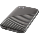 WD My Passport 4TB SSD Externo Portátil, Disco duro externo SSD con velodidad de lectura de hasta 1050 MB/s 1000 MB/s de escritura, Funciona con PC, Xbox y Playstation, Gris espacial