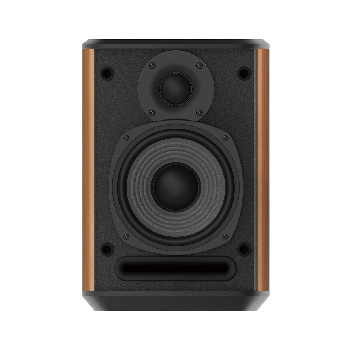 Edifier MS50A - Altavoz Samrt WiFi Multiroom con Bluetooth y función estéreo inalámbrica, Funciona con Amazon Alexa, Apple AirPlay 2, Spotify, etc., Color marrón
