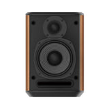 Edifier MS50A - Altavoz Samrt WiFi Multiroom con Bluetooth y función estéreo inalámbrica, Funciona con Amazon Alexa, Apple AirPlay 2, Spotify, etc., Color marrón