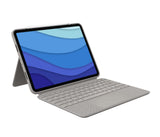 Logitech Combo Touch Tastatur-Case para iPad Pro 11 Pulgadas (1, 2. y 3. generación) Deutsches QWERTZ-Layout - Gris