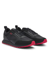 HUGO Icelin_runn_pumf, Zapatillas de Deporte Hombre, Negro 01, 46 EU
