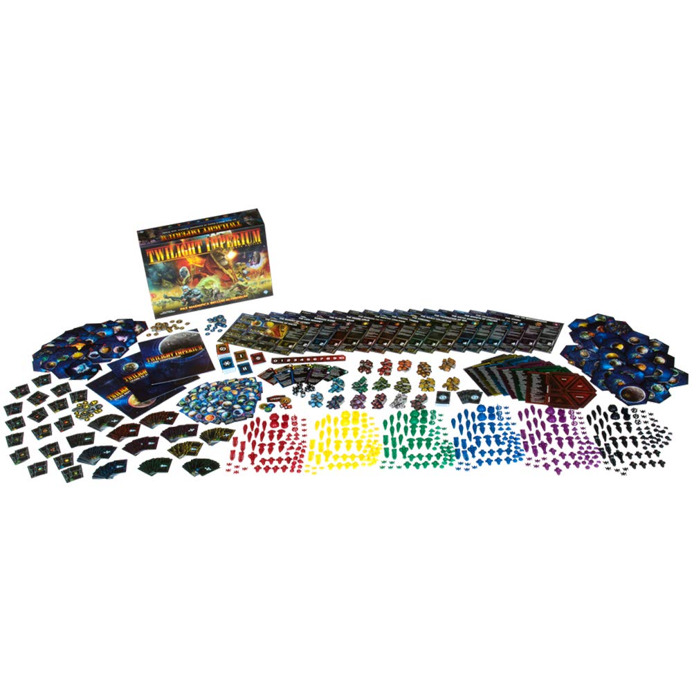Fantasy Flight Games | Twilight Imperium 4ª Edición | Juego de Mesa de Estrategia para Adultos y Jóvenes | A Partir de 14 Años | De 3 a 6 Jugadores | 4-8 Horas por Partida | Español