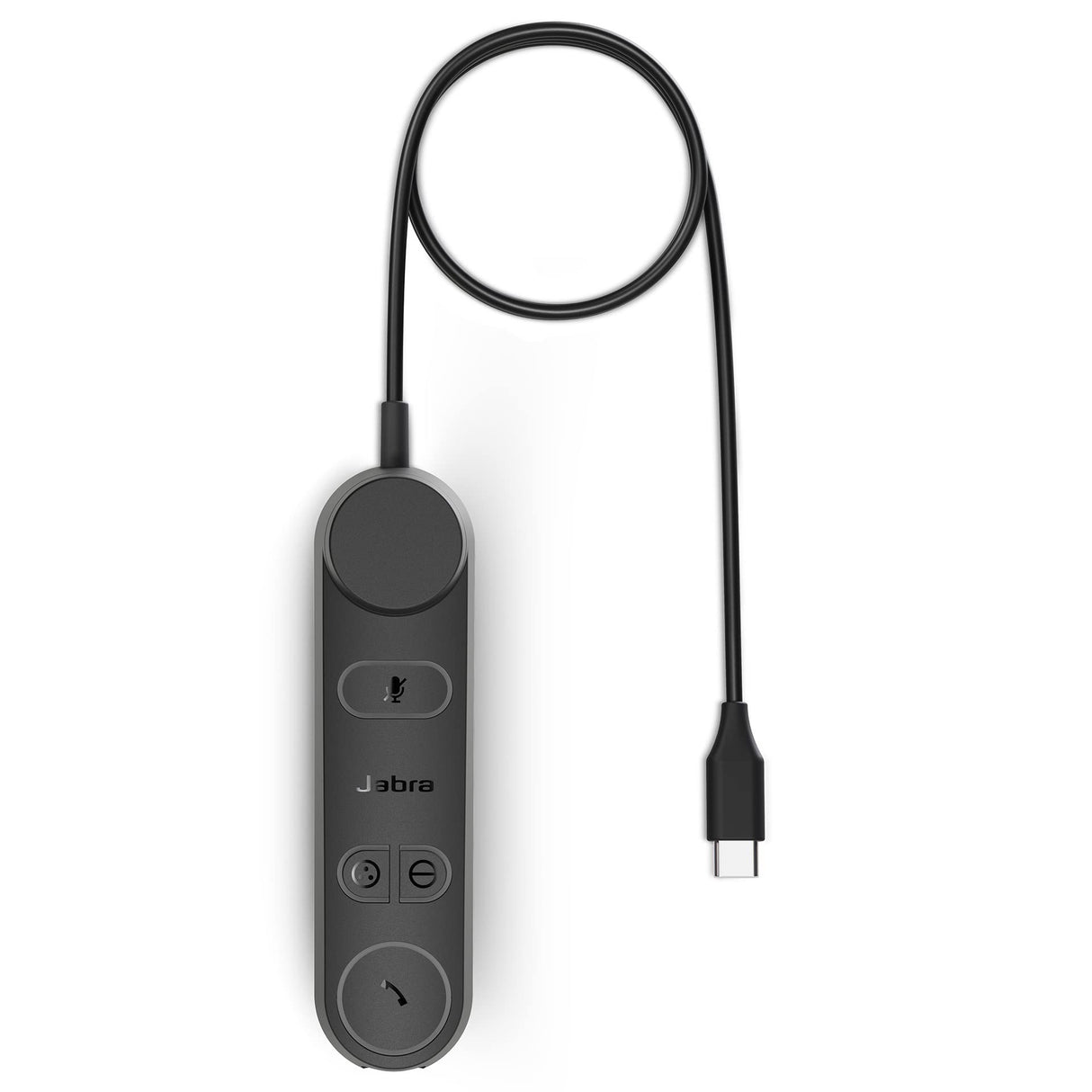 Jabra Engage 50 II Unidad de control de llamadas Link, cable USB-C para auriculares Jabra Engage 50 II mono y estéreo USB-C, Para plataformas de comunicaciones unificadas como Zoom y Unify, Negro