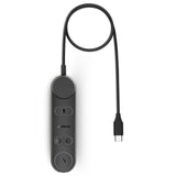 Jabra Engage 50 II Unidad de control de llamadas Link, cable USB-C para auriculares Jabra Engage 50 II mono y estéreo USB-C, Para plataformas de comunicaciones unificadas como Zoom y Unify, Negro