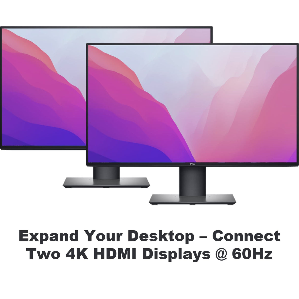SoNNeT DisplayLink Dual 4K HDMI 2.0 Adapter for M1 Macs