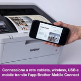 Brother HLL3240CDW, Impresora láser LED Color con Red Cableada y WiFi, impresión automática a Doble Cara