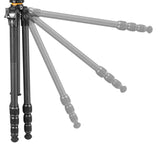 Vanguard Veo 5 264CPS38 - Trípode de Viaje de Carbono, rótula de 3 vías