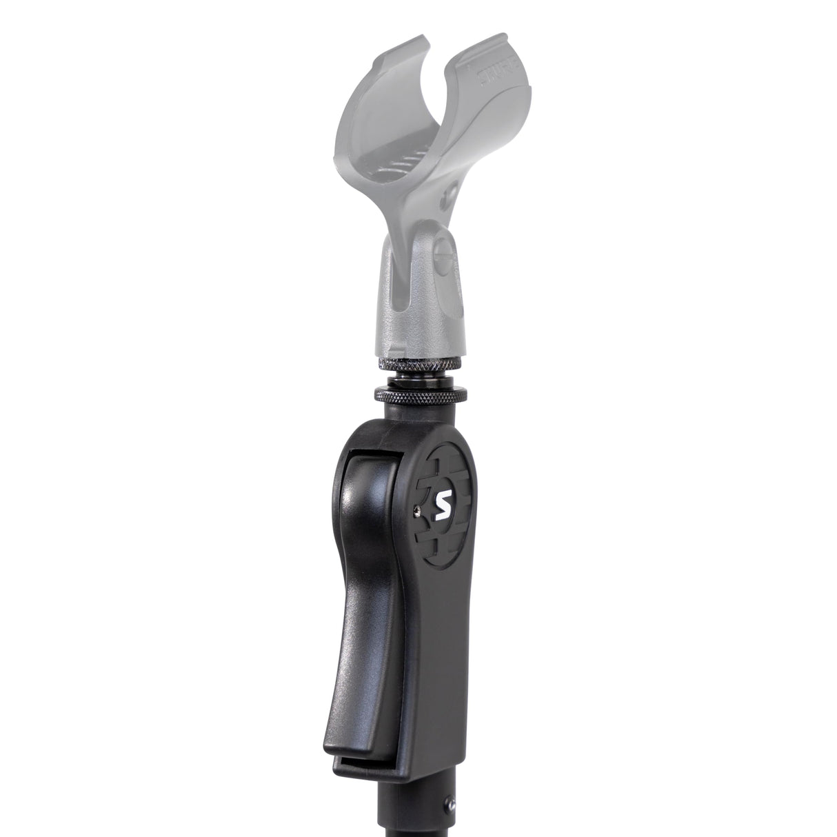 Shure by Gator Stage & Studio Series; Pie de trípode de lujo Shure con empuñadura para una mano; (SH-TRIPODSTANDDX)