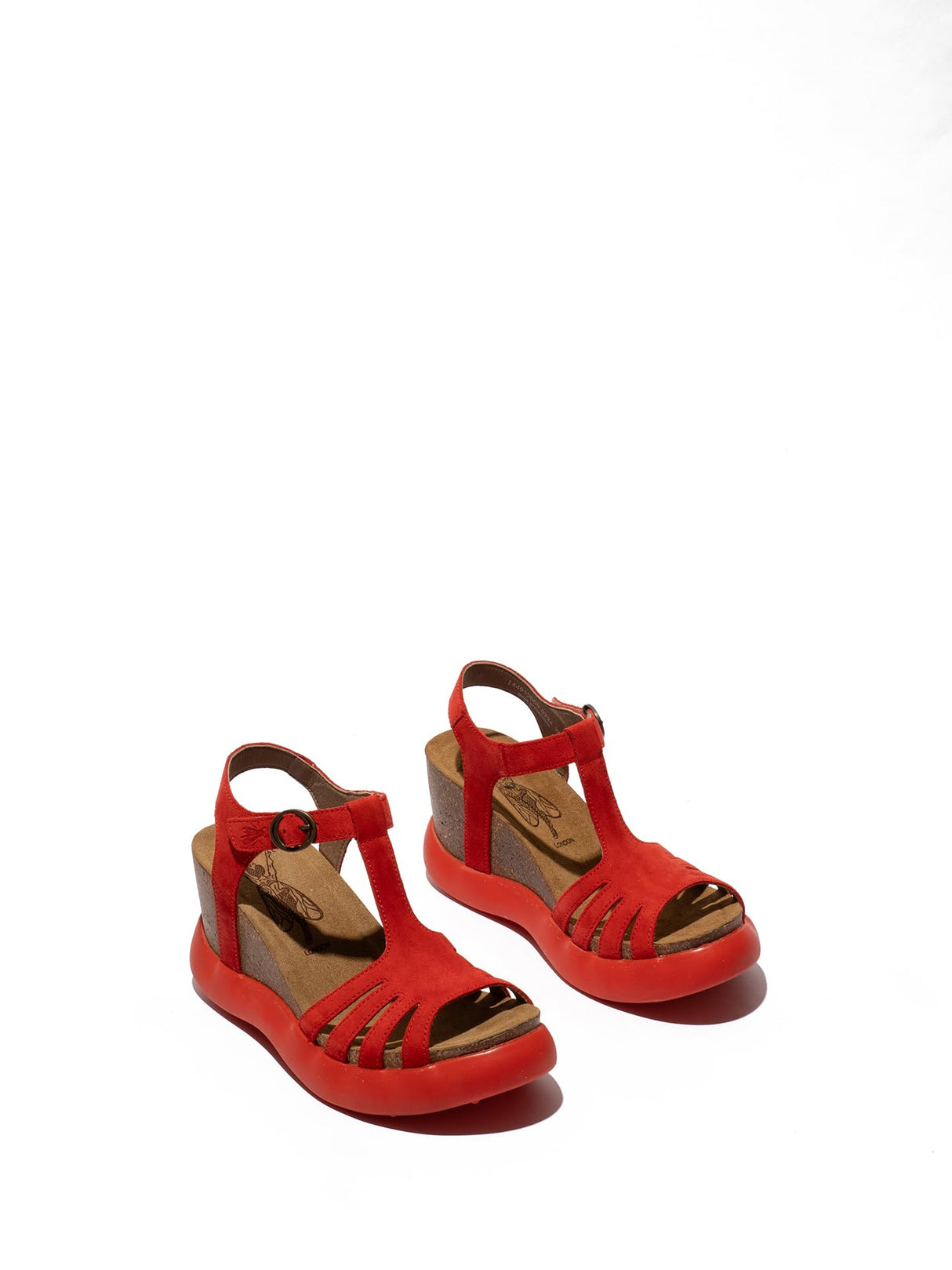 Fly London GAIT959FLY, Sandalias Mujer, Scarlet, 40 EU