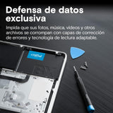 Crucial BX500 SATA SSD 2TB Interno 2.5", hasta 540MB/s, Compatible con Ordenador Portátil y de Sobremesa (PC), 3D NAND, Aceleración de Escritura dinámica - CT2000BX500SSD101