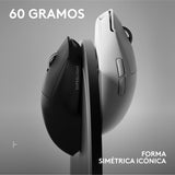 Logitech G Pro X Superlight 2 SE ratón inalámbrico para Gaming, 60 g, 5 Botones programables, Sensor de 44 000 dpi, Velocidad máxima >888 IPS, Velocidad de Respuesta de 1 kHz, USB-C, PC/Mac - Negro