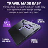 Turtle Beach Victrix Pro KO Leverless All Button Fight Stick for PlayStation 5, Officially Licensed PS5|PS4, Windows 10/11 PC, Customizable eSports Tournament Ready Controller, Gray
