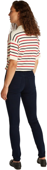 Tommy Hilfiger Vaqueros Mujer como Skinny Talle Medio, Azul (Dark Night Navy), 30W/28L