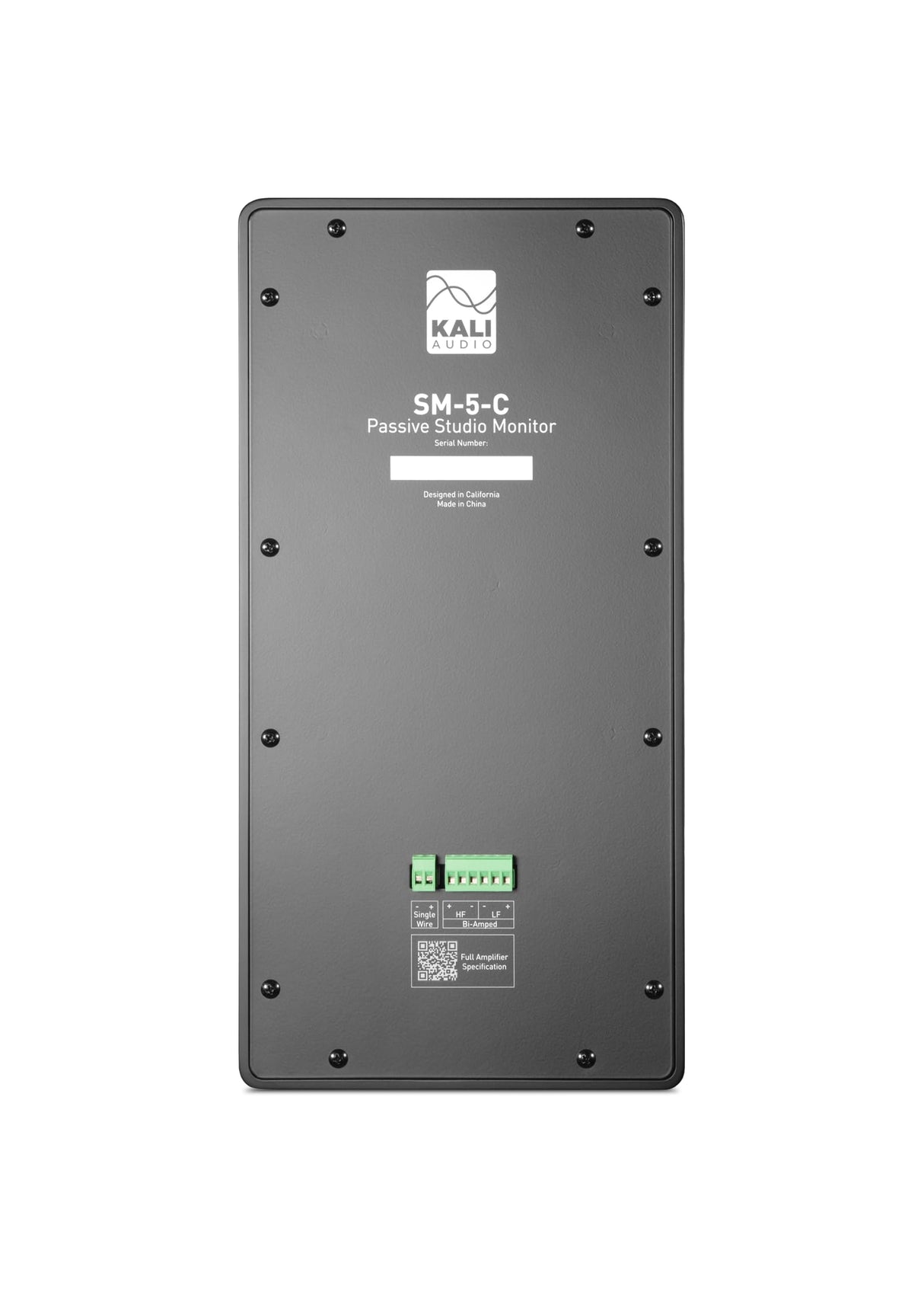 Kali Audio - SM-5-C Monitor de Estudio pasivo de 3 vías, Altavoz de Alto Rendimiento, woofer de 5 Pulgadas, Rango Medio de 4 Pulgadas, tecnología de transducción Profesional, Negro