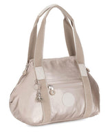 Kipling Art Mini Bolso Pequeño, Bolsos de Hombro, Metallic Glow (Plata)