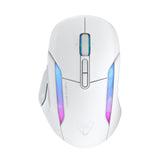 Turtle Beach Kone II Air: ratón inalámbrico ergonómico RGB para Juegos, batería de 350 Horas, Sensor óptico de 26 000 PPP interruptores ópticos de 100 Millones de clics, Blanco ártico